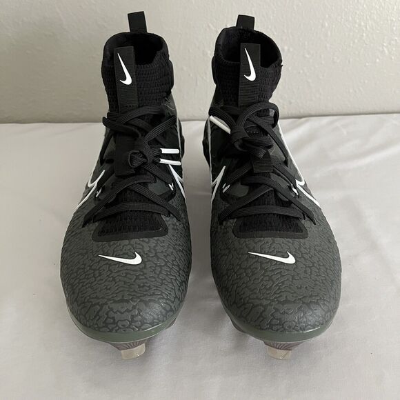 Nike Alpha Huarache NXT Black Metal Baseball Cleats Men’s Size 7.5 (DJ6517-010) - Picture 6 of 13